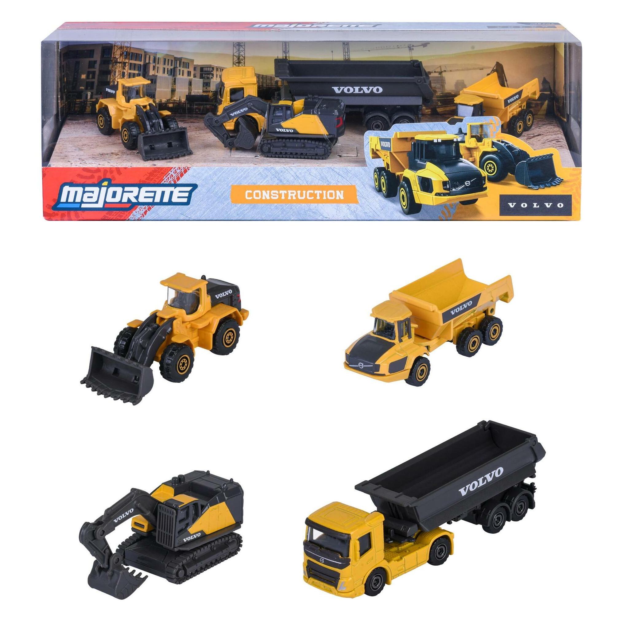 Majorette Volvo Construction 4er Geschenkset (212057287)
