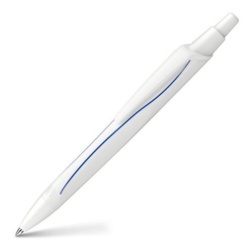 Schneider Kugelschreiber Reco weiß Schreibfarbe blau, 1 St.