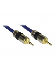 InLine Premium Audiokabel Stereo Mini-Klinkenstecker M bis M 3 m Doppelisolierung (99953P)