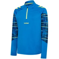 hummel, Unisex, Sportshirt, Hmlblaze Pro Training Half Zip Kids (152), Blau, 152