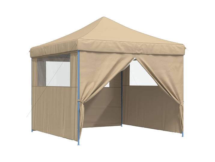 Vidaxl Party Tent 292 X 292 X 315 Cm Beige Oxford Fabric