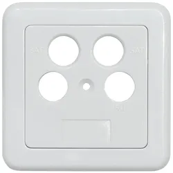 Axing SZU2-14 Abdeckung, TV/R/SAT/SAT, zweiteilig SZU00214 SZU 2-14