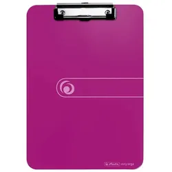 herlitz Klemmbrett easy orga DIN A4 opak beere