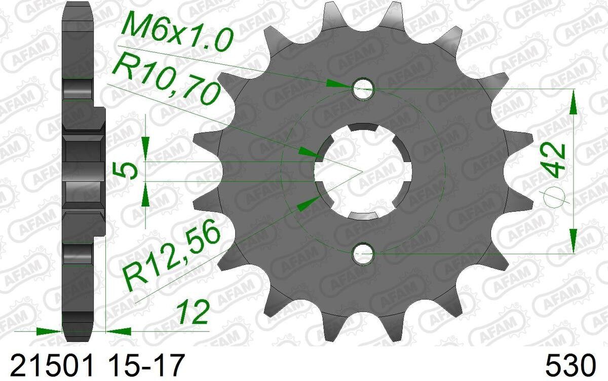 AFAM 21501-16 Tandhjul