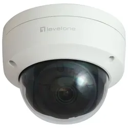 LevelOne GEMINI Feste-Dom-IP-Netzwerk-Kamera, 4 Megapixel, H.265, 802.3af PoE, IR-LEDs, Innen / Außen