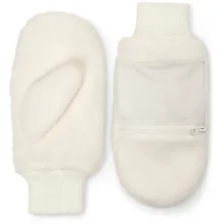 Tchibo - Teddy-Fäustlinge - Unisex - Gr. 6,5 - creme