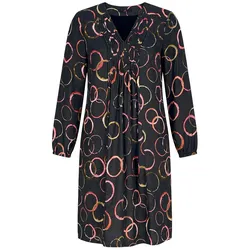 Kleid V-Ausschnitt Emilia Lay schwarz, 52