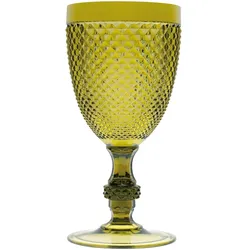Excelsa 6er-Set Weingläser Diamond aus Kunststoff 39 cl grün