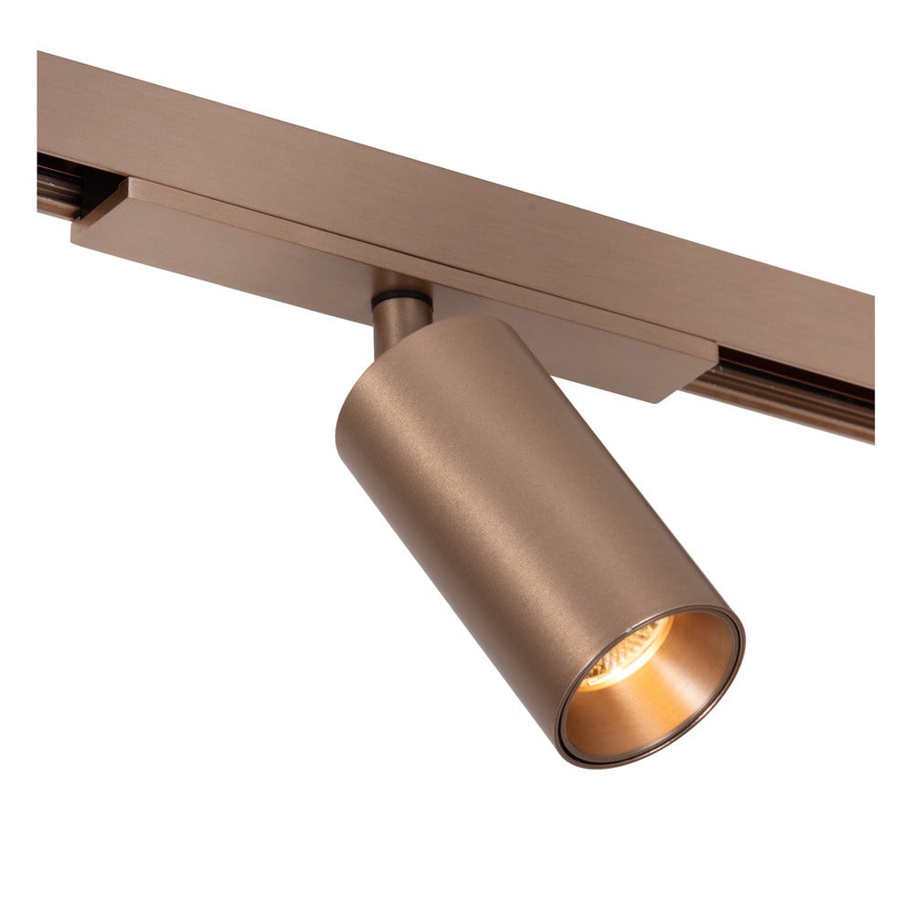 Premium by Lucide Linial Mox 1-fase railspot in champagne goud/messing