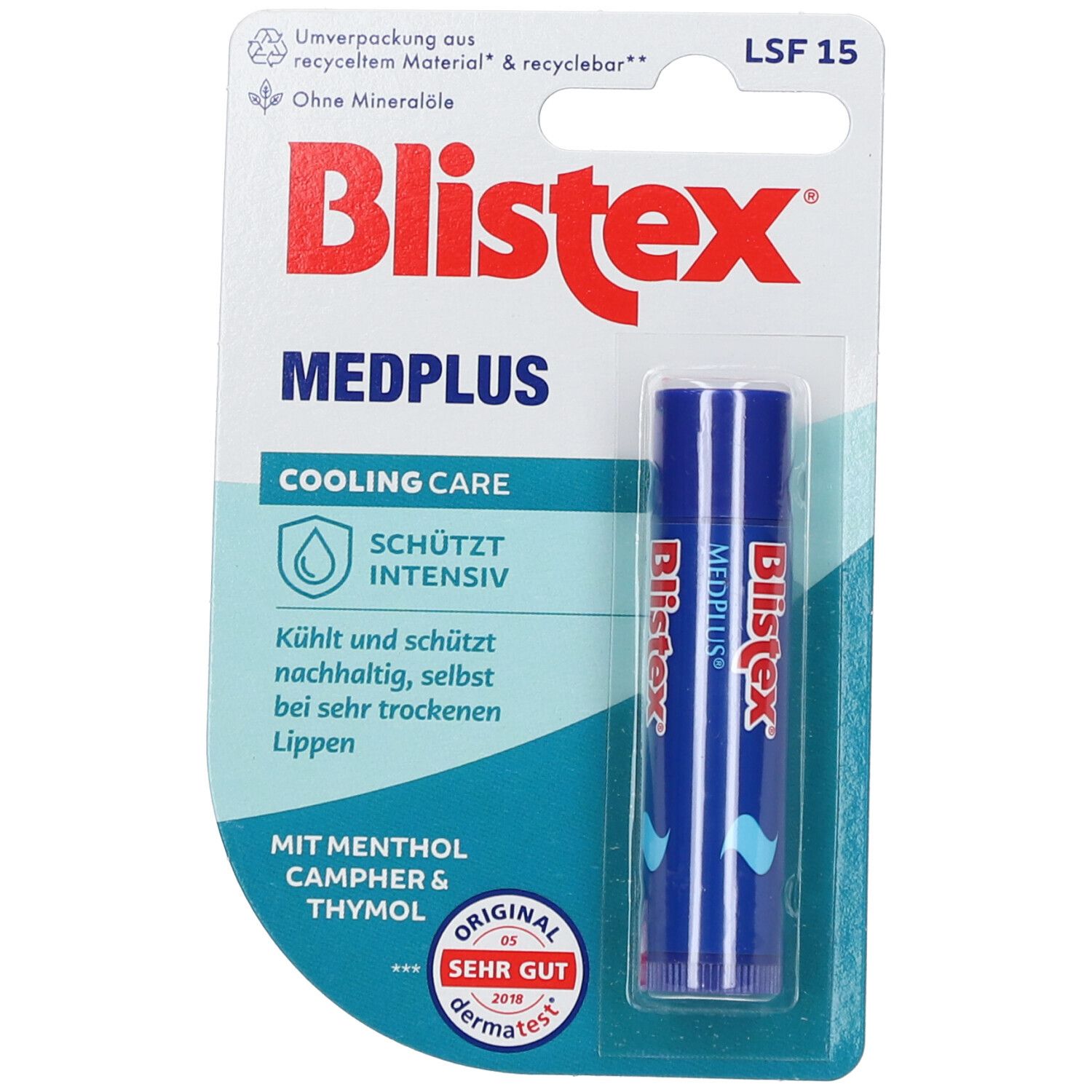 Blistex MedPlus Stick ohne Mineralöl 4,25 g Stifte