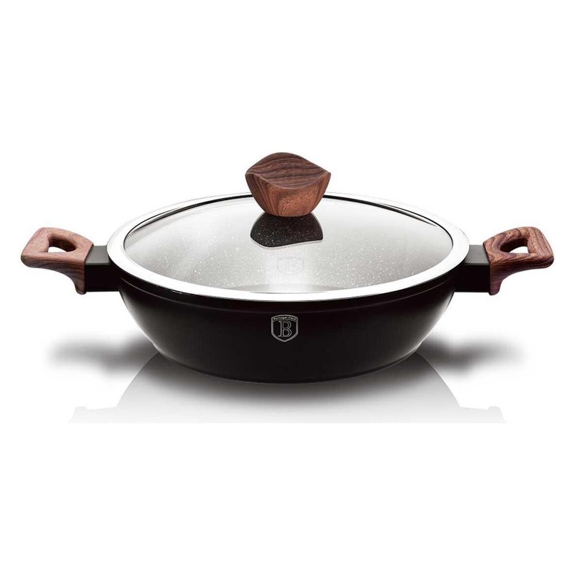 BerlingerHaus GRANITE POT BERLINGER 28cm BH-1739 EBONY ROSEWOOD (Aluminium, 28 x 7.50 cm) (21422596)