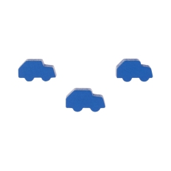 Halmakegel.com Kleinwagen - Pkw - Auto - 21x12x8mm - blau 256056