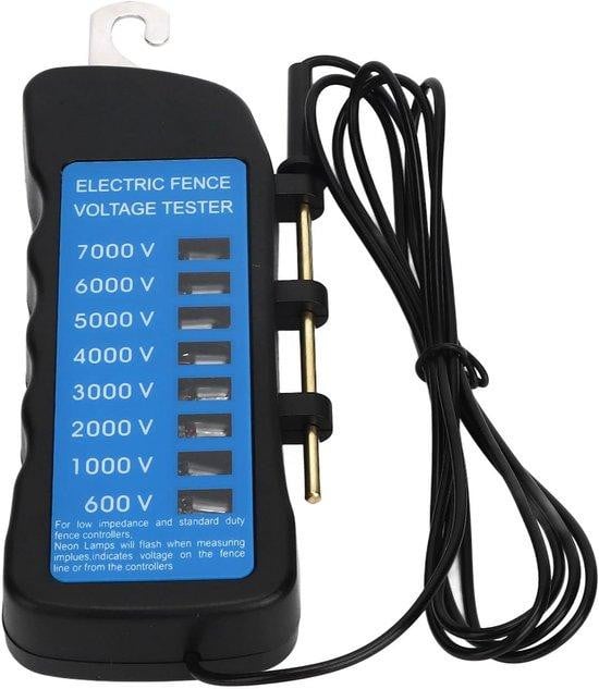 Elektrische Schrikdraad Tester Voltage Detector 600-7000V met 8 Lampjes