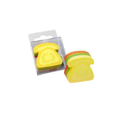 INFONOTES Haftnotizblock Telefon-Motiv 3 Farben (5 x 5 cm)