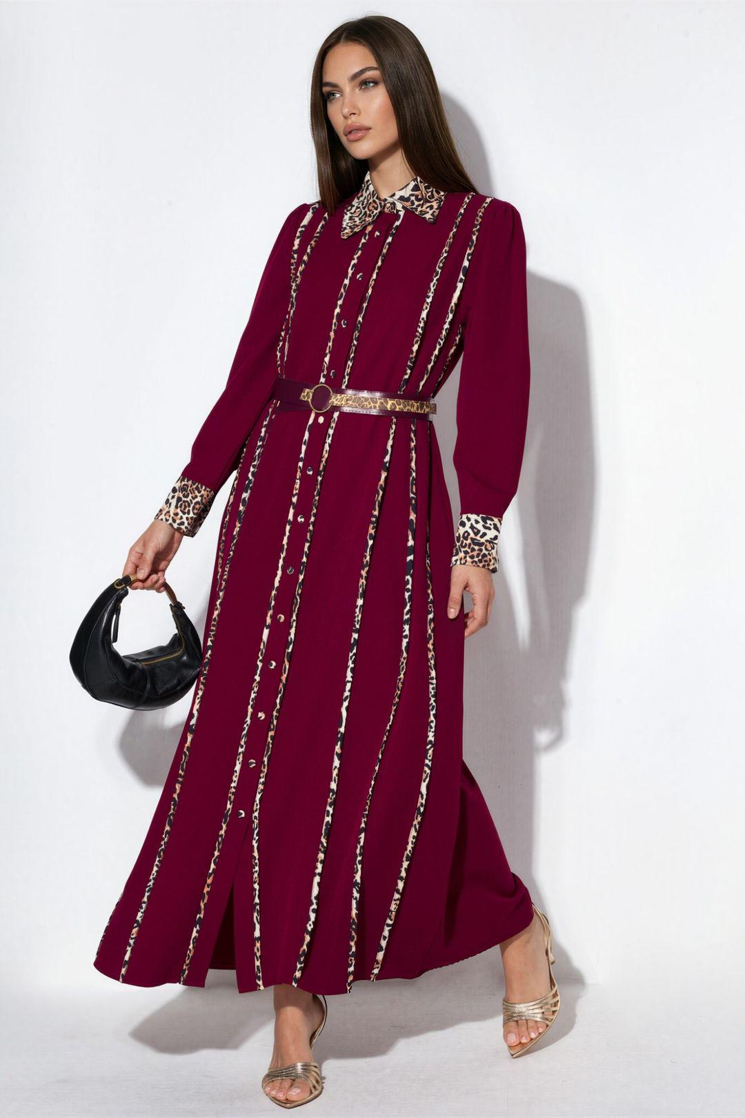 Leopardprint Maxi Shirtjurk