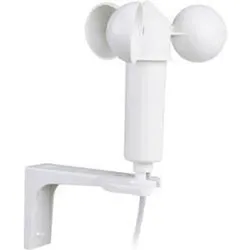 Eltako Windsensor WS. Messung der Umgebungsbedingungen: Windgeschwindigkeit, Übertragungstechnik: Verkabelt, Wetterstation Zubehör, Weiss