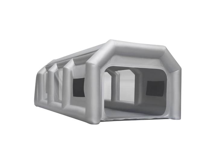 Cabine de peinture gonflable 4x2,5m avec filtration en fibre de carbone, système de filtration d'air pour peinture automobile