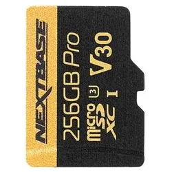 Nextbase 256GB U3 Micro SD Card (256 GB, microSDXC, U3), Speicherkarte, Schwarz