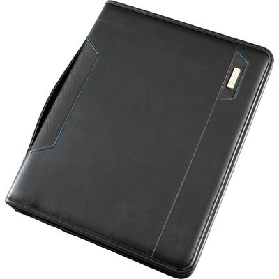 Jüscha Alassio Orgamappe A4 SALERNO Lederimitat Tabletmappe Aktenmappe Arbeitsmappe schwarz 30115