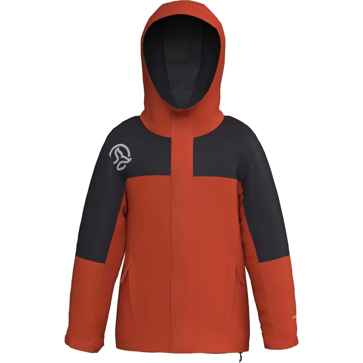Ternua Mendi Jacket K deep ginger/black (1399) 14 1644352-1399-14