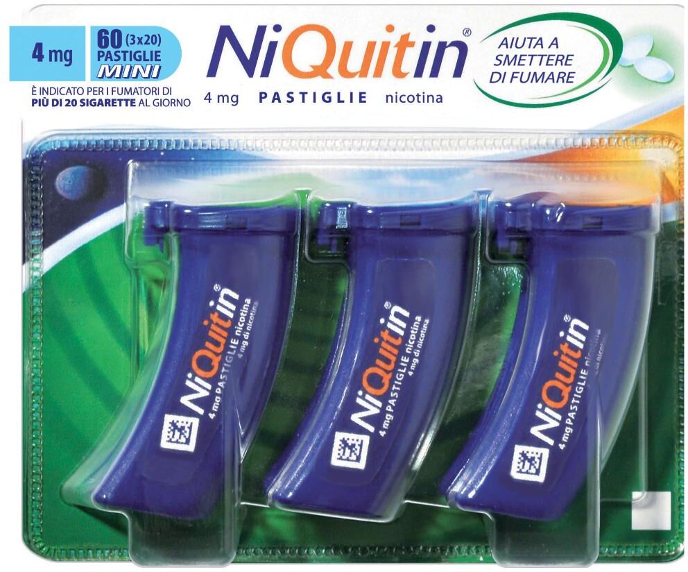 PERRIGO ITALIA Srl NIQUITIN MINI*60PASTL 4MG