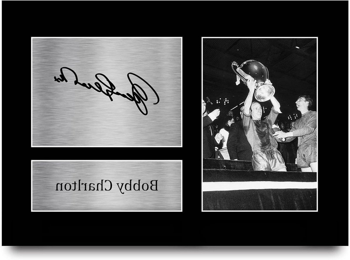 Gedrukte reproductie sport memorabilia foto A4 formaat zwart