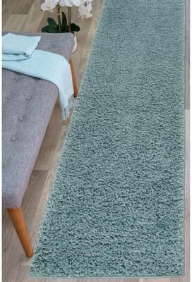 World Rug Gallery Contemporary Solid Cozy Plush Shag Area Rug