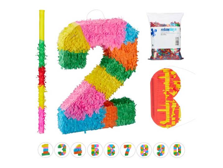 Relaxdays Ensemble Pinata 2