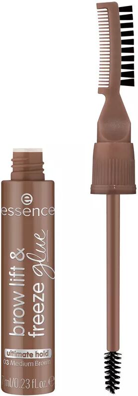 Essence - brow lift & freeze glue, 7 ml, Medium Brown