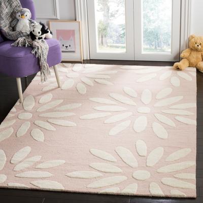SAFAVIEH Handmade SAFAVIEH Kids Fleurette & Tween Wool Rug