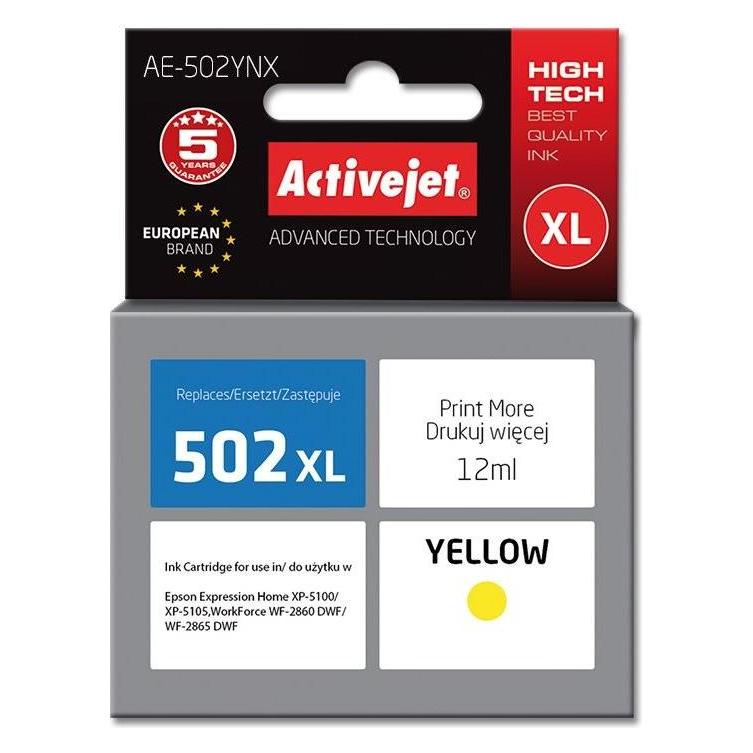 Activejet AE-502YNX  - Tinte auf Farbstoffbasis - Gelb - Epson - Einzelpackung (Y) (AE-502YNX)