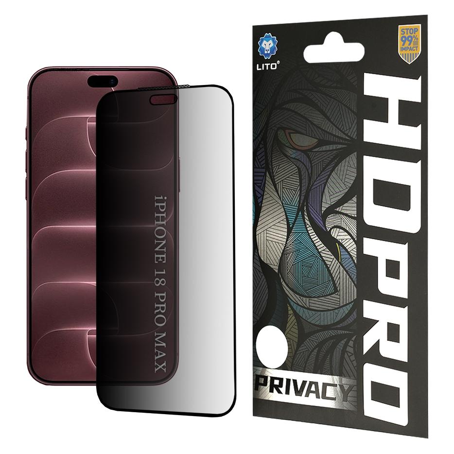 Lito - HD Pro Privacy - iPhone 18 Pro Max - Black (Apple iPhone 18 Pro Max) (71762946)