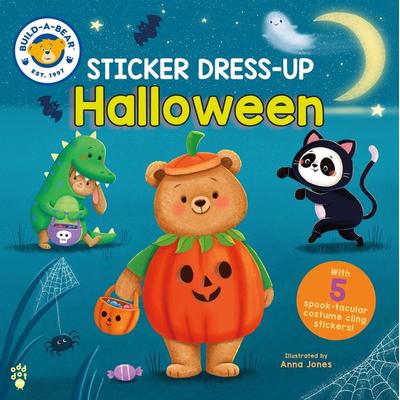 Build-A-Bear: Sticker Dress-Up: Halloween, Gebundene Ausgabe von Build-A-Bear Workshop,Odd Dot, Odd Dot, 978-1-250-37578-0