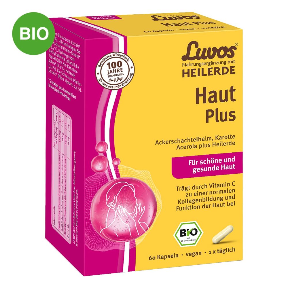 Heilerde-Gesellschaft Luvos Just GmbH & Co. KG Luvos Heilerde Bio Haut Plus Kapseln 13780815