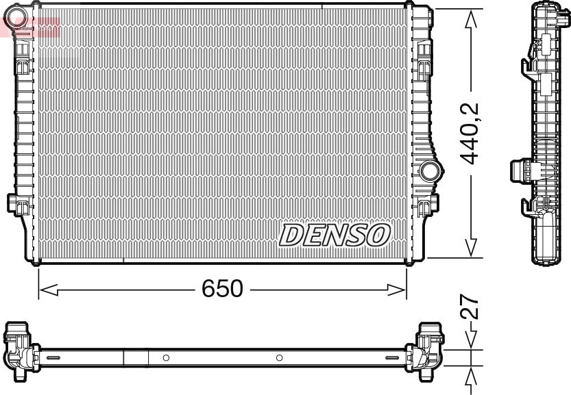 Denso Kühler, Motorkühlung Drm32049 Für Vw