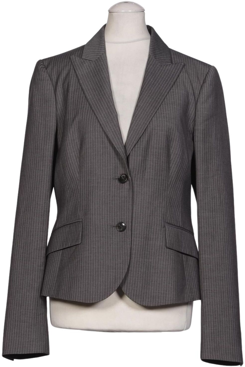 John Richmond Damen Blazer, Grau, Gr. EU 38 (IT 44), Synthetik / Elasthan / Viskose - Second Hand