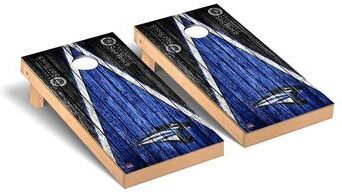 Skip's Garage Saint Francis Cougars Weathered Cornhole Board Set