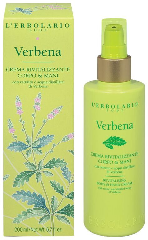 L'Erbolario Verbena Crema Rivitalizzante Corpo & Mani 200 ML