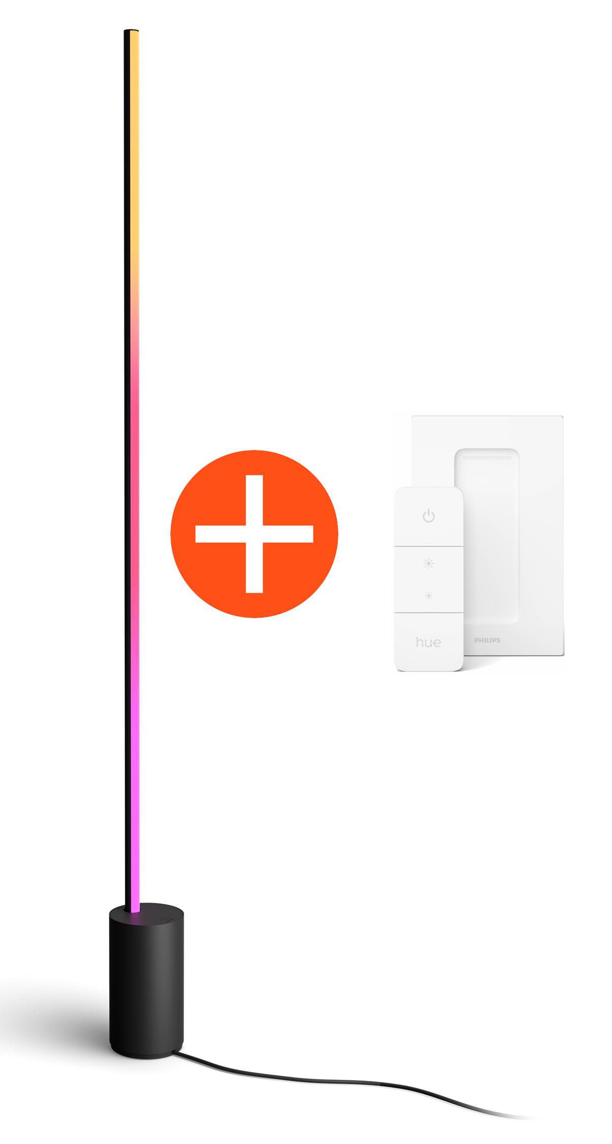 Philips Hue Signe Floor BK + Philips Hue Dimmerschalter V2