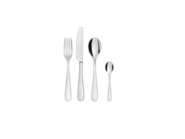 Alessi 5180s24m Nuovo Milano 24-delige monobloc 18/10 bestekset van gepolijst roestvrij staal
