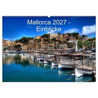 Mallorca 2027 - Einblicke (Wandkalender 2027 DIN A2 quer), CALVENDO Monatskalender