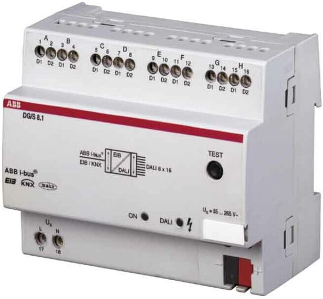 ABB Stotz S&J; Passerelle DALI REG 8 voies DG/S8.1 (2CDG110025R0011)