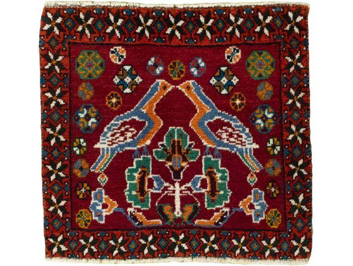 Shiraz Teppich 49x49 Handgeknüpft Orientteppich Perserteppich Quadratisch Wolle
