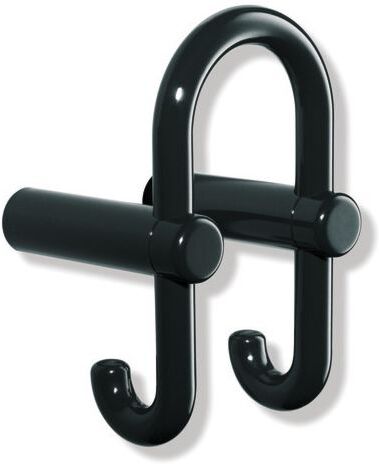Hewi 801 Garderoben-Doppelhaken 801.90.03118 senfgelb, Haken nach hinten