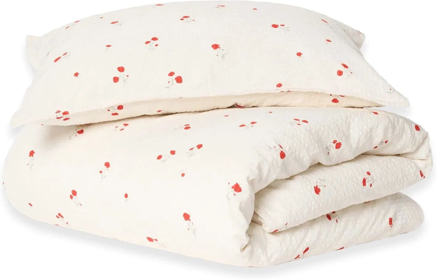 garbo&friends Parure de lit Poppy Rouge 100x140/40x60