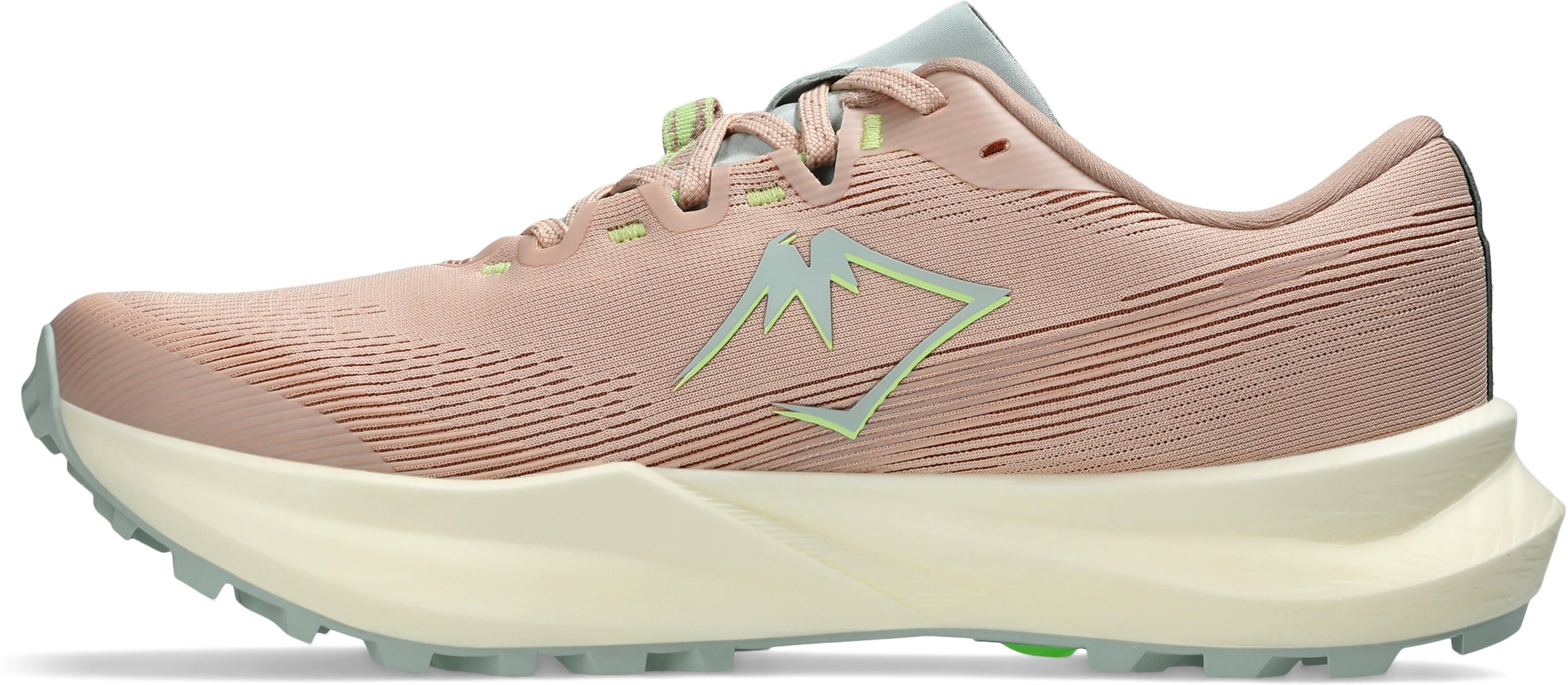 Trailrunningschuh ASICS "FUJI LITE 6", Damen, Gr. 37,5, beige (pale apricot, lichen rock), Textil, Schuhe Trailrunningschuh, Trailrunning-Schuhe für leichte Trails pale apricot, lichen rock 37,5