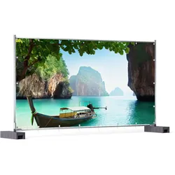 Wallario Gartenposter ca. 100 x 150 cm Fischerboot in Thailand  blaues Meer und Steinfelsen