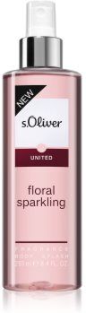s.Oliver United Floral Sparkling spray corporal para mulheres 250 ml. United Floral Sparkling