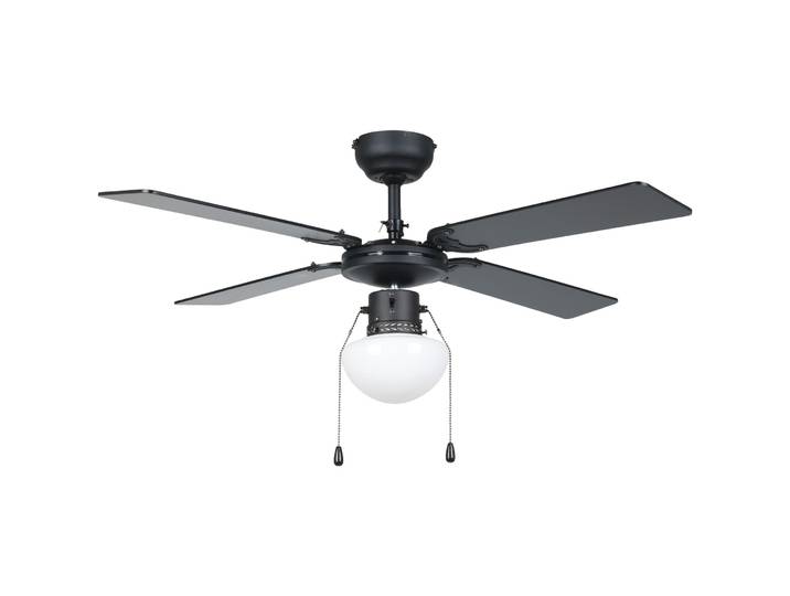 Eglo Deckenlampe Fortaleza Schwarz matt Stahl B 106.6 cm