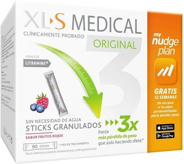 XL-S Medical XL-S Original Sticks Granulados 90 Unds Frutas do Bosque